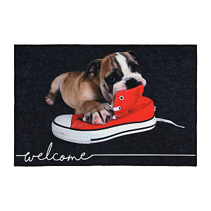 Коврик влаговпитывающий  "Velur"  40*60 см "Щенок"